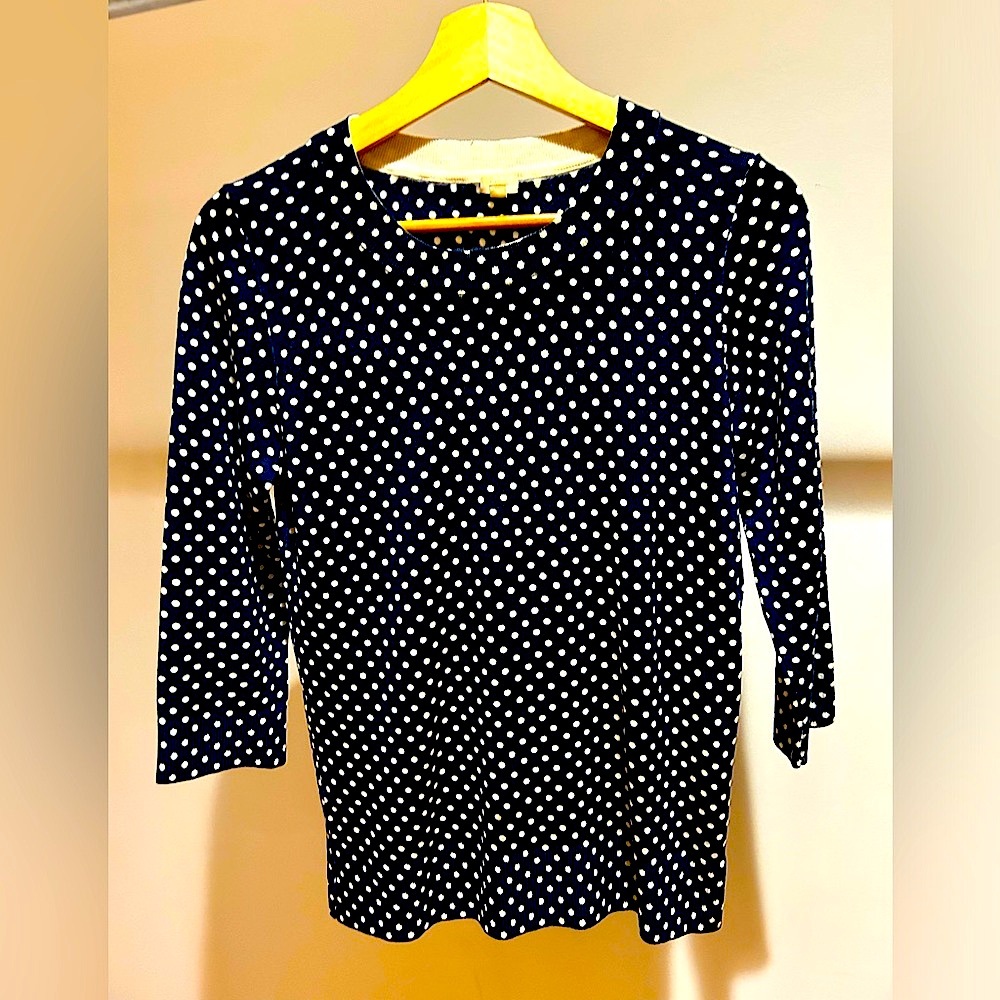 JCrew Polka Dot Sweater